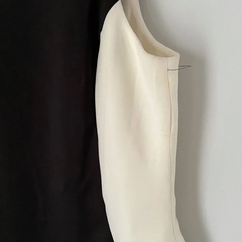 American Living Women's Sleeveless Black and White A Line Sheath Dress size 16 - Picture 3 of 6